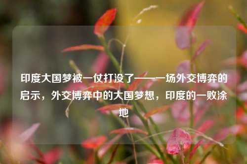 印度大国梦被一仗打没了——一场外交博弈的启示，外交博弈中的大国梦想，印度的一败涂地