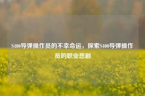 S400导弹操作员的不幸命运，探索S400导弹操作员的职业悲剧