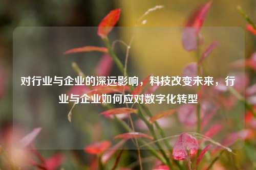 对行业与企业的深远影响，科技改变未来，行业与企业如何应对数字化转型