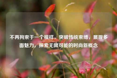 不再拘束于一个模样，突破传统束缚，展现多面魅力，探索无限可能的时尚新概念