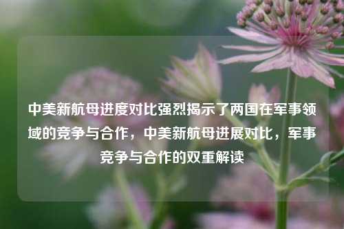 中美新航母进度对比强烈揭示了两国在军事领域的竞争与合作，中美新航母进展对比，军事竞争与合作的双重解读