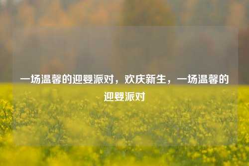 一场温馨的迎婴派对，欢庆新生，一场温馨的迎婴派对