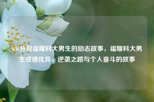 636分报福耀科大男生的励志故事，福耀科大男生成绩优异，逆袭之路与个人奋斗的故事