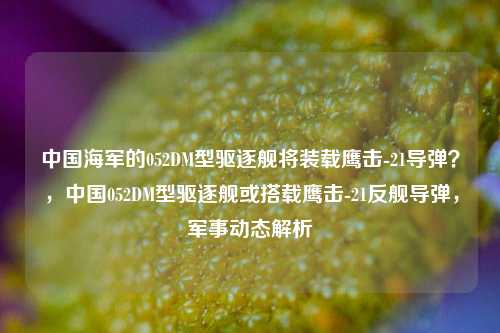 中国海军的052DM型驱逐舰将装载鹰击-21导弹？，中国052DM型驱逐舰或搭载鹰击-21反舰导弹，军事动态解析
